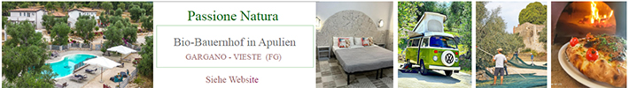 Passione Natura - Bio Baurnhof in Apulien - Gargano - Vieste (FG)